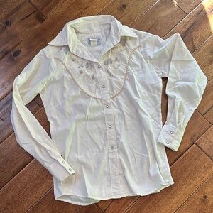 Rockmount vintage “Show Lady” pearl snap shirt